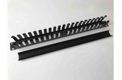 China 21 Inch Horizontal Cable Management , 1U Network Wire Management RoHS Comply supplier