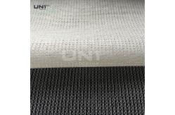 China White Brushed Woven Interlining With PA High Bonding Strength For Overcoat supplier