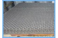 China Stone Vibrating Screen Wrapping Heavy Duty Metal Screen Mesh 45 Degree Hook supplier