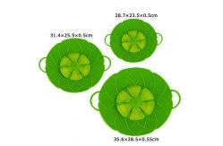 China 3 Pack Silicone Boil Over Spill Stopper Splatter Guard Pot Pan Lid Cover supplier