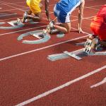 Synthetic Sandwich System Running Track Outdoor Sports Flooring Playground for sale