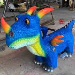 Money Making Animatronic Rides , Realistic Dino Ride with Alive Roaring Sound for sale