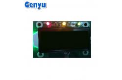China VA LCD Display Black Screen Transflective COB Module with Emerald Backlight supplier