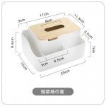 Customized PS Wood Plastic Tissue Box Holder For Car Dashboard