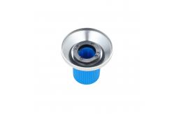 China Custom Silver Metal Round Knob For Potentiometer - 20mm Diameter supplier