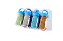 China Plain Design Microfiber Cooling Towel Chill Towel With Logo Bag supplier