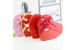 China Red Customized Gift Box Heart Shaped Paper Chocolate Packaging Box With Logo Printing supplier