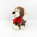 EN71 25cm PP Cotton Filling Jaguar Plush Toy As Festive Gift for sale