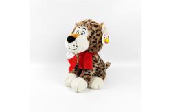 China EN71 25cm PP Cotton Filling Jaguar Plush Toy As Festive Gift supplier
