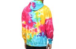China Winter Personalized Tie Dyed Oversized Drawstring Hoodie supplier