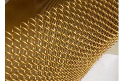 China Iso Aluminum Metal Coil Drapery , Coil Mesh Drapery For Space Partition supplier
