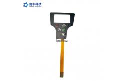 China 0.15mm PET F150 Customized FPC Membrane Switch With 1.0mm Zif End supplier