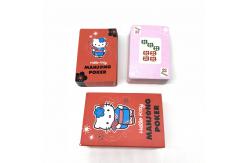 China Customized Mahjong Poker Playing Card Games Printing With Matt Lamination supplier