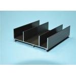 Custom Extruded Aluminum Shapes 6063 T5 , Bronze Anodised Aluminium Profiles for sale
