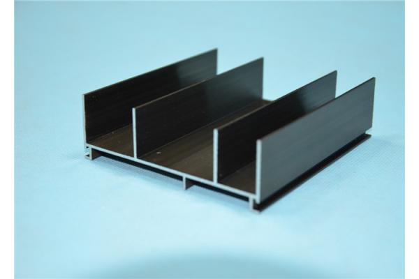 Custom Extruded Aluminum Shapes 6063 T5 , Bronze Anodised Aluminium Profiles