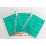 wholesale custom printed ldpe k kangaroo pouch plastic zipper bag zip lock biohazard specimen bags with pocket for sale