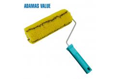 China Easy Paint Paint Rollers For Smooth Finish Yellow With Black Stripe supplier