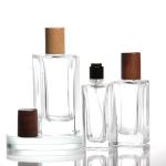 Luxury Custom Logo Crystal Shape Refillable Spray Glass Perfume Bottle for sale