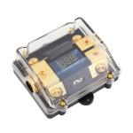 2 Way Distribution Block Car Audio Stereo Digital LED Display ANL Fuse Holder for sale