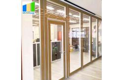 China Ebunge Double Glass Movable Partition Soundproof Sliding Glass Partition Wall supplier