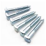 M6 Zinc Plated Wood Screw Rectangular Square Head Screw