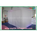 Inflatable Party Tent Giant White 4mL Oxford Cloth Inflatable Photo Booth Tent With LED Light for sale
