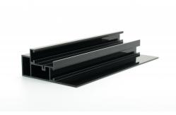 China PVC Rigid Profile Glossy Black ABS PP Pet Nylon Extrusion Plastic supplier