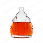Exquisite Carving Crafts Glass Bottle for Hot Mountain Shape Whiskey Vodka Brandy for sale