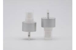 China Plastic Fine Mist Sprayer Pump With Silver Case 24mm Screw supplier