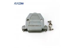 China 180 Degree Straight Plastic Backshell 25 Pin D SUB Cover supplier