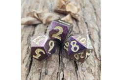 China Card Game RPG Dice Set ZincFor Dungeons And Dragons​ Metal Polyhedral Black supplier