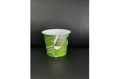 China 150ml plastic yogurt IML print with aluminum foil lid and plastic lid supplier
