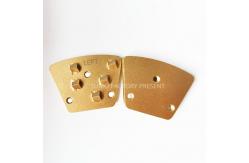 China CPS Trapezoid 5 PCD  Magnetic Connection Diamond Grinding Shoes non-threaded supplier