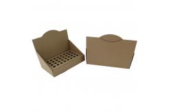 China Brown Cardboard Display Boxes Eco Friendly Display Stand supplier
