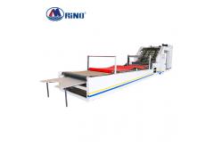 China High Speed Flute Laminating Machine 13000 Pcs/H Max supplier