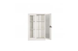 China Tall KD Structure Insulated Glass Door Filing Cabinet supplier