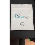 Flat Custom Printed Plastic Pouches Packaging For Teeth Aligner
