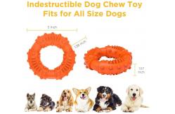 China Indestructible Strong Toughest Natural Rubber Chew Toys For Dogs supplier