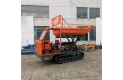 China 2800mm Crawler Mini Dumper 4wd Palm Oil Dumper With Scissior Lift supplier