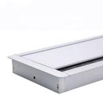 Aluminum Alloy Table Cable Management Box / Flip Up Cable Grommet Box