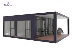 China Custom Prefab Backyard Studio With Aluminum Glass Window Light Steel Frame supplier
