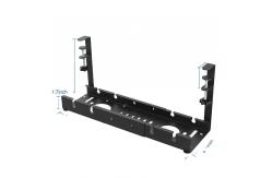 China Under Desk Storage Cable Tray with Adjustable Length and Sturdy Metal Construction supplier