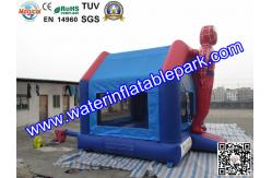 China Outdoor Spiderman Inflatable Bouncy Castle Jumper , PVC Jumping Castle For Kids supplier