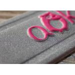 Sew On Custom Clothing Patches Embossed 3D PVC Logo Patches With Felt Fabric
