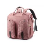 600D Travel Mommy Backpack Nursing Diaper Bag Foldable Crib for sale