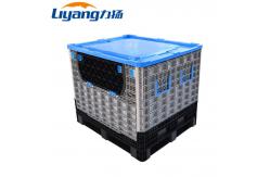 China SGS Agriculture Folding Crate Box Collapsible Plastic Storage Crate supplier