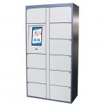 Intelligent Steel Parcel Locker Self Pick Up PIN Access Option For Express Logistics for sale