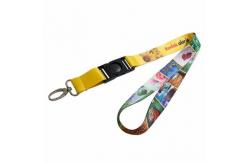 China Heatransfer Printed Blank Polyester Sublimation Lanyard Badge Holder Custom Logo supplier