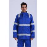 IEC61482 Flame Retardant Jacket , 350gsm Electrical Safety Suit for sale