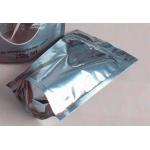 Coffe / Tea Moistureproof Stand Up Pouch Bag Plastic Golden Oval Window
